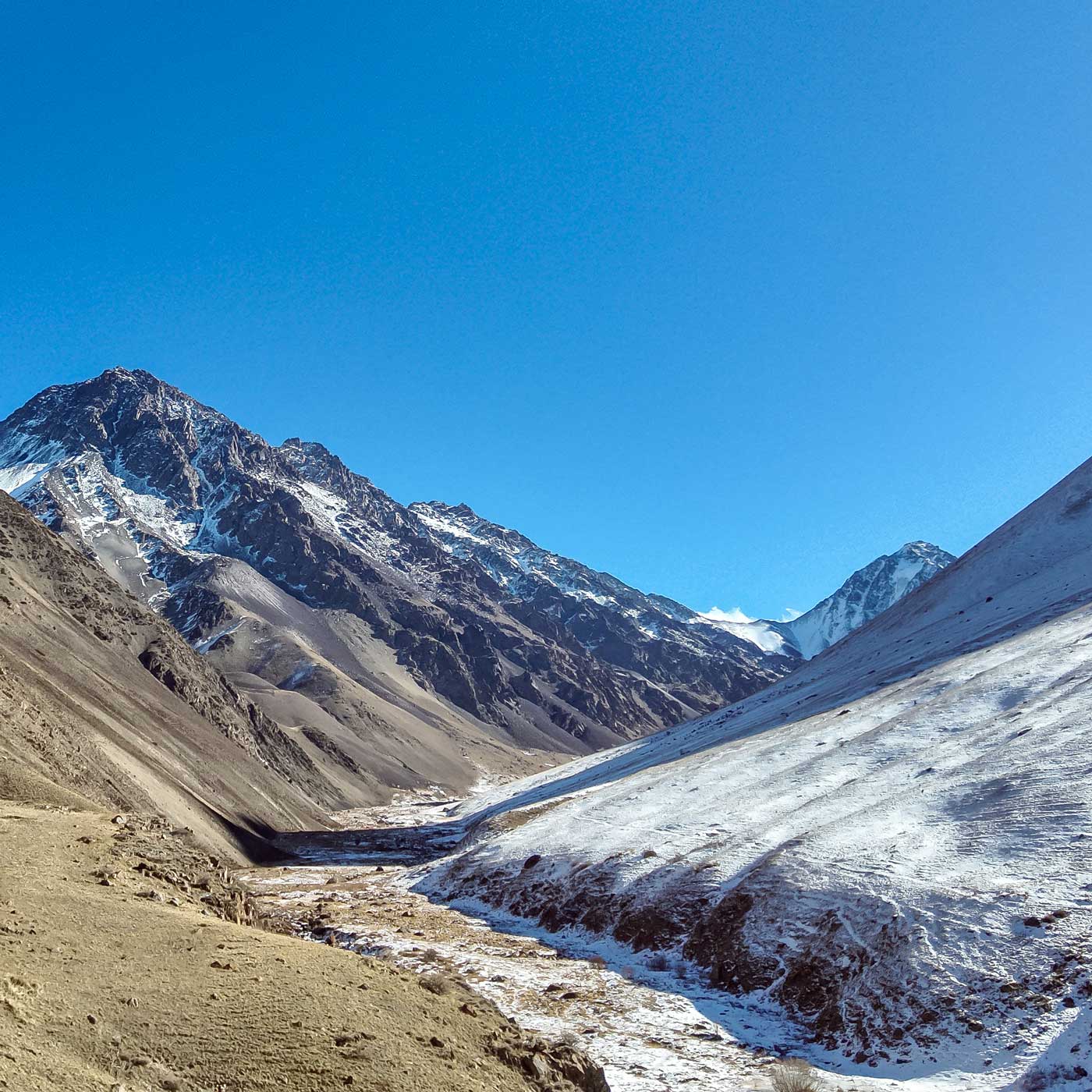 Snowy Mountain Valley